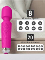 Pink Powerful AV Vibrator