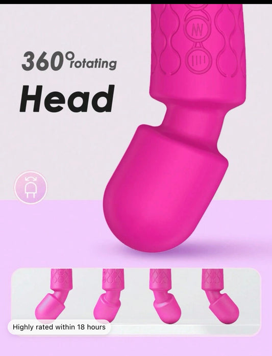 Pink Powerful AV Vibrator