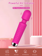 Pink Powerful AV Vibrator