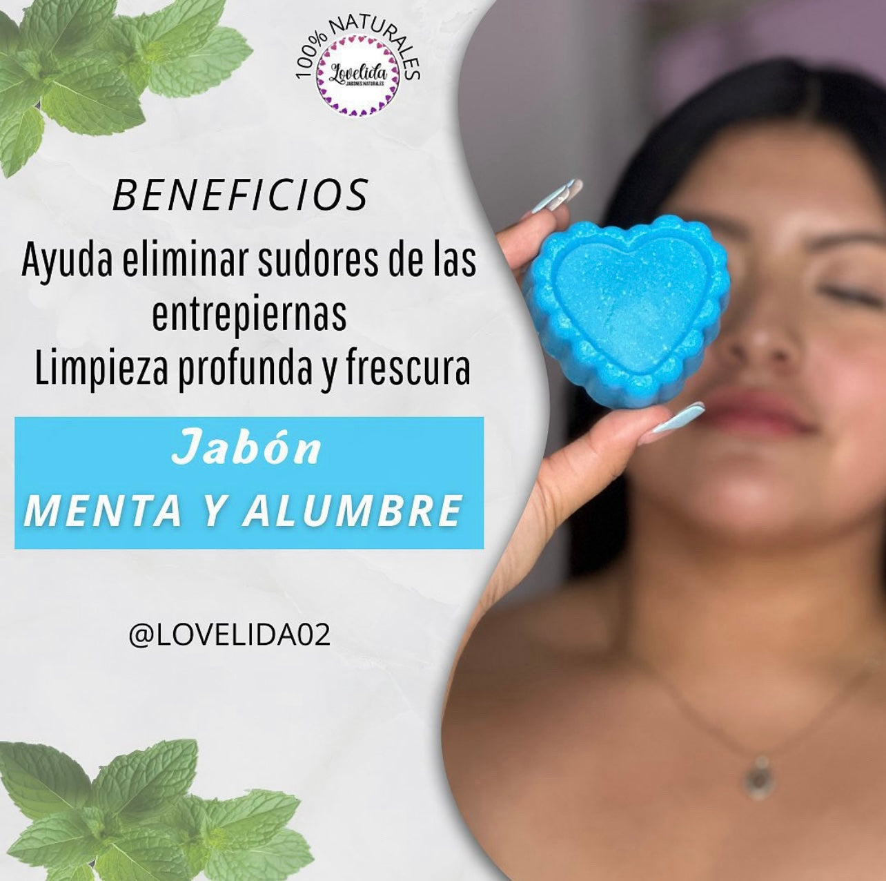 Lovelida Jabón MENTA Y ALUMBRE