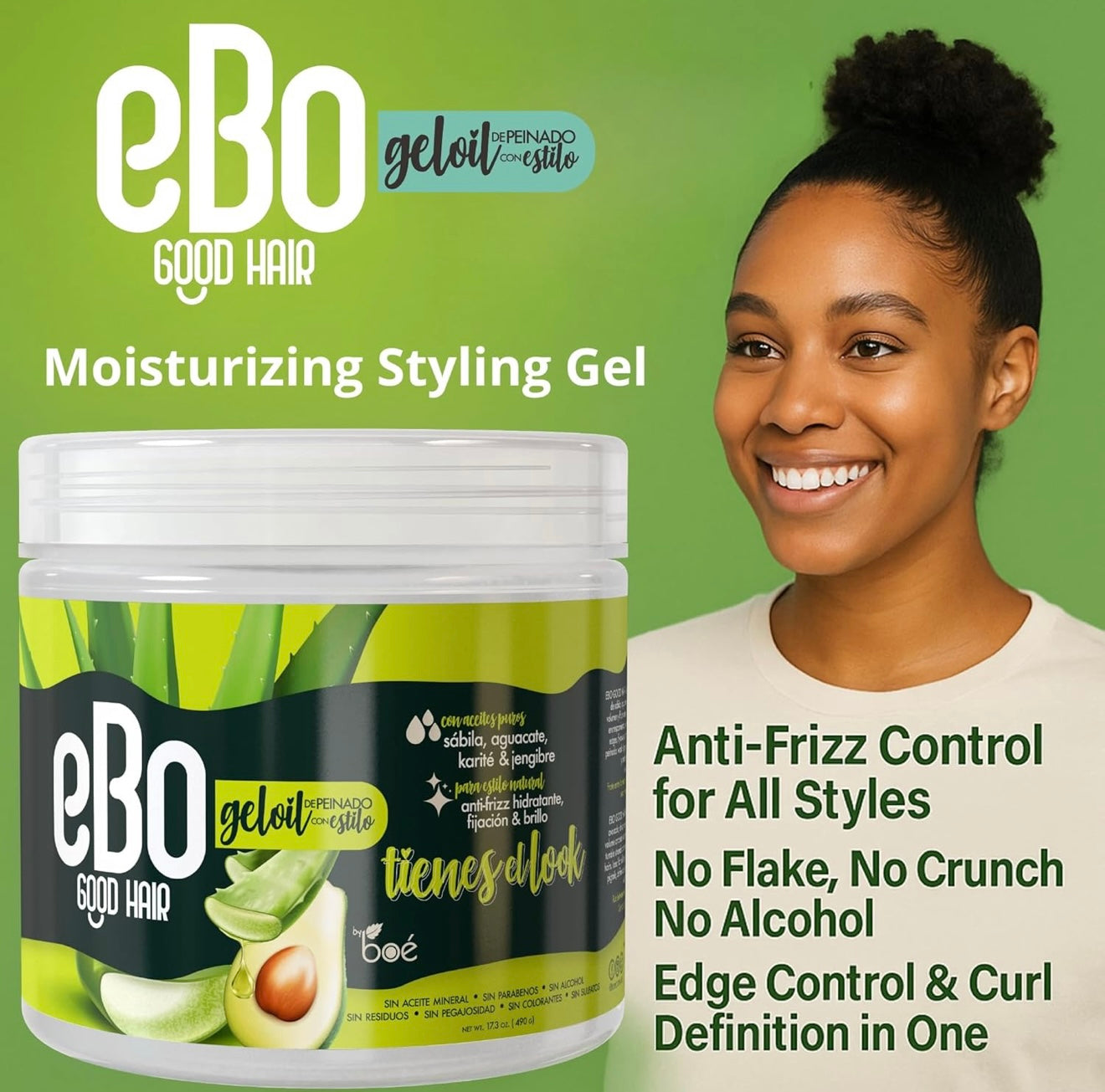 Ebo Good Hair Gel Oil -Aguacate