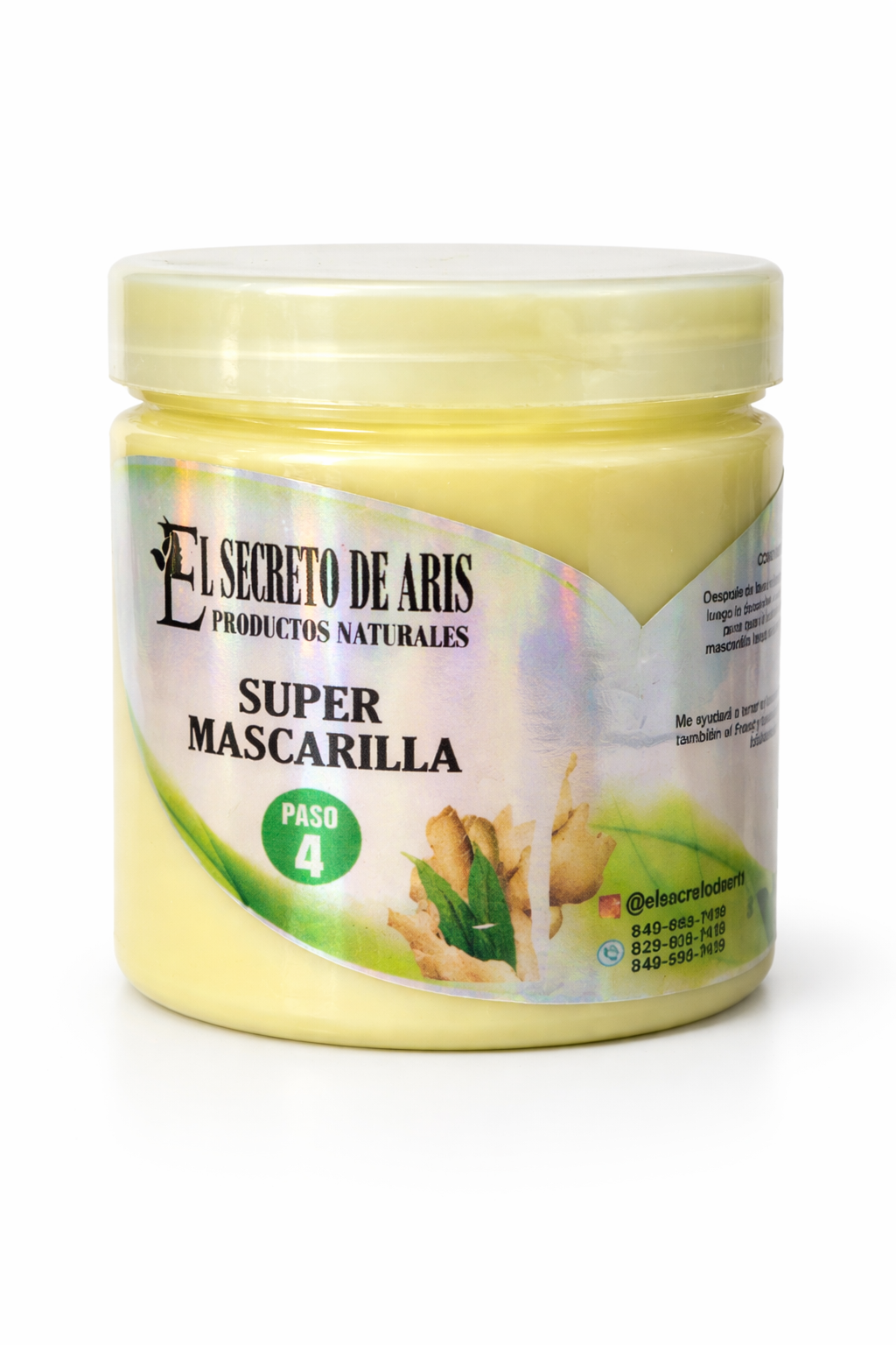 El secreto de aris super mascarilla 8oz paso 4